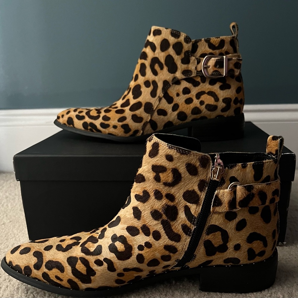 Leopard Booties